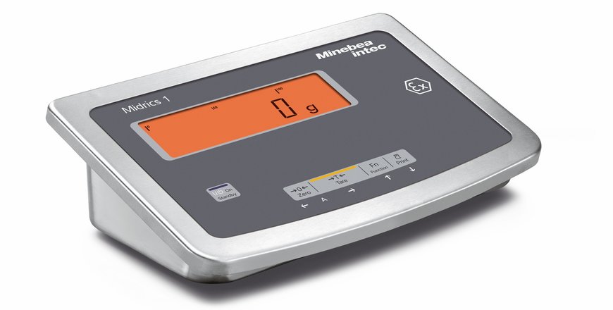 New weighing indicator Midrics® 1 Ex The safe solution for displaying measurement results in hazardous areas